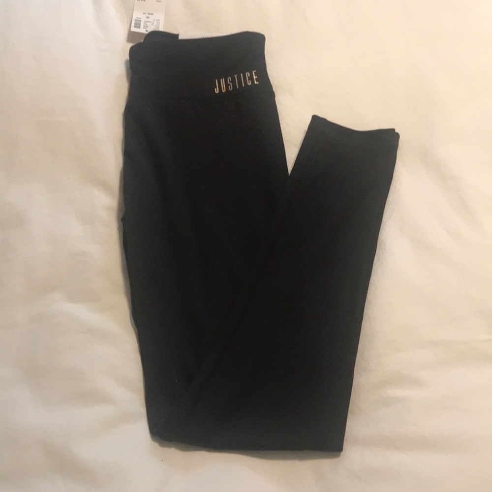 Justice Active Girls Leggings-Size 12 NWT